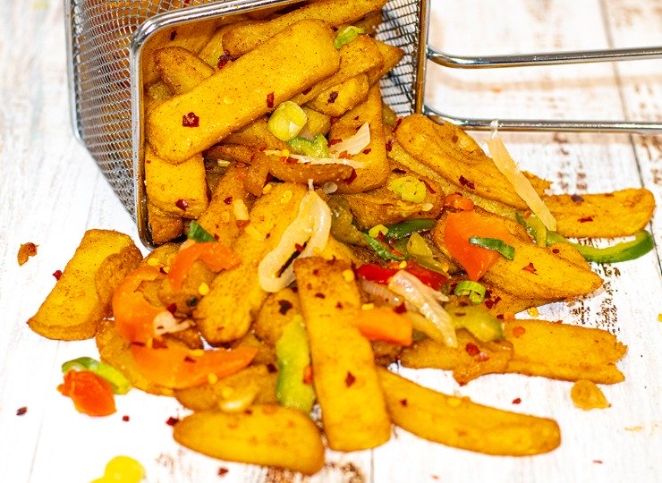 Crispy, seasoned perfection – delve into the irresistible charm of salt and pepper chips in Huddersfield.